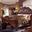 Acme Vendome Panel Bedroom Set with Button Tufted Headboard in Cherry