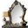 Versailles Antique Platinum Mirror