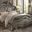 Versailles Antique Platinum Queen Panel Bed
