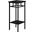 28 Inch Accentt Table In Black Metal