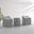 3 Piece Outdoor Bistro Furniture Cover Set In Gray