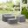3 Piece Outdoor Furniture Cover Set In Gray