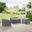 3 Piece Outdoor Furniture Cover Set In Gray