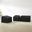 3 Piece Outdoor Sectional Furniture Cover Set In Black