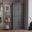 32 Inch Pantry Cabinet with Raised Panel Doors and Adjustable Shelves In Gray