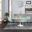 4 LeisureMod Asbury Mint Chromed Legs Dining Chairs