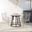 4 LeisureMod Cornelia Clear Dining Chairs
