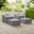 4 Piece Outdoor Furniture Cover Set In Gray