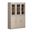 48.5 Inch Pantry Cabinet with Shaker and 2-Drawers In Beige