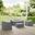 5 Piece Outdoor Furniture Cover Set In Gray