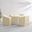 5 Piece Round Outdoor Dining Furniture Cover Set In Tan