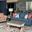 Reclamation Place Brown Trestle Rectangular Occasional Table Set