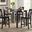Simplicity Espresso Counter Height Dining Room Set