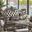 Versailles Silver Antique Platinum Loveseat