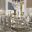 Versailles Bone White 120" Extendable Dining Room Set