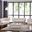 Meridian Margo Velvet 2-Piece Living Room Set in Cream