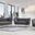 Meridian Margo 2 Piece Velvet Living Room Set In Grey