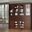 65 Inch Pantry China Cabinet with Shaker Doors and 2-Drawers In Mocha