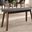 Baxton Studio Easton Mid-Century Modern Dark Grey Fabric Upholstered Walnut Finished Wood Bench