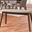 Baxton Studio Easton Mid-Century Modern Light Grey Fabric Upholstered Walnut Finished Wood Bench