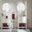800GSM Ultra-Soft Cotton Absorbent 8 Piece Towel Set In Burgundy