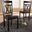 Baxton Studio Rosie Modern And Contemporary Dark Brown Faux Leather Upholstered Dining Chair (Set Of 2)