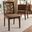 Baxton Studio Abilene Mid-Century Light Brown Fabric Upholstered And Walnut Brown Finished Dining Chair (Set Of 2)