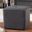 Baxton Studio Corinne Modern And Contemporary Dark Grey Fabric Upholstered Ottoman
