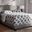 Baxton Studio Vivienne Modern And Contemporary Light Grey Fabric Upholstered Queen Size Bed