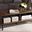 Baxton Studio Pierre Mid-Century Modern Brown And Dark Grey Finished Wood Coffee Table