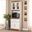 Baxton Studio Laurana Modern And Contemporary White And Cherry Finished Kitchen Cabinet And Hutch