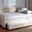 Baxton Studio Eliza Modern And Contemporary Light Beige Fabric Upholstered Queen Size Daybed With Trundle