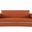89 Inch Italian Leather Sofa with Silver Legs In Camel