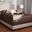 Baxton Studio Alesha Modern And Contemporary Beige Fabric Upholstered King Size Bed