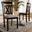Baxton Studio Rosie Modern And Contemporary Grey Fabric Upholstered And Espresso Brown Finished Dining Chair Set Of 2