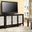Kacia Antique Black Console Table