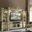 Vendome Ii Gold Patina and Bone Entertainment Center