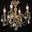 Rosalia 17" French Gold 4 Light Flush Mount With Golden Teak Royal Cut Crystal Trim