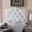 Baxton Studio Rita Modern And Contemporary White Faux Leather Upholstered Button-Tufted Scalloped Twin Size Headboard
