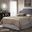 Baxton Studio Avignon Modern And Contemporary Dark Grey Fabric Upholstered King Size Headboard