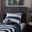 Baxton Studio Geneva Modern And Contemporary Dark Grey Fabric Upholstered Twin Size Headboard