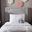 Baxton Studio Geneva Modern And Contemporary Grayish Beige Fabric Upholstered Twin Size Headboard
