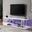 Ernst 60-Inch TV Stand w/ LED Lights (White)