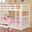 Furniture of America California IV White Twin over Twin Bunk Bed
