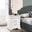 Glory Furniture LouisPhillipe Nightstand, White
