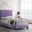 Glory Furniture Lodi Twin Bed, Purple