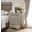 Louis Phillipe 3 Drawer Nightstand (Silver Champagne)