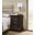 Louis Phillipe 3 Drawer Nightstand (Gray)