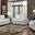 Newbury Living Room Set (White)