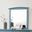 Glory Furniture Hammond Mirror, Blue